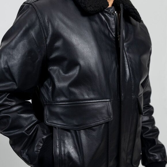 Men's Fashion Leather Jacket - Picture 2 of 8